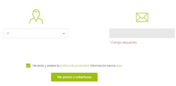 contratar seguro viaje