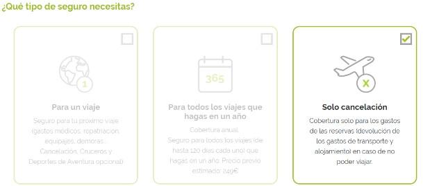 contratar un seguro de viaje