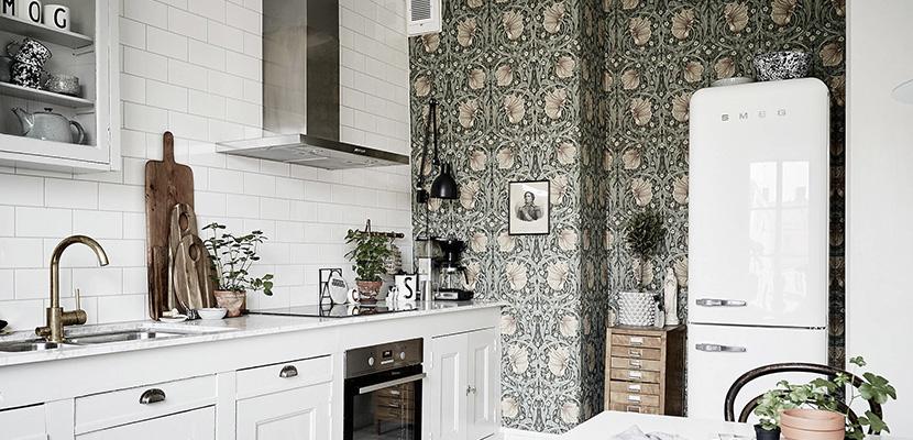 Papel antiguo para la cocina