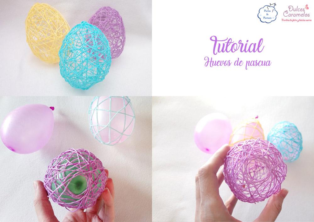 Tutorial huevos de pascua con lana