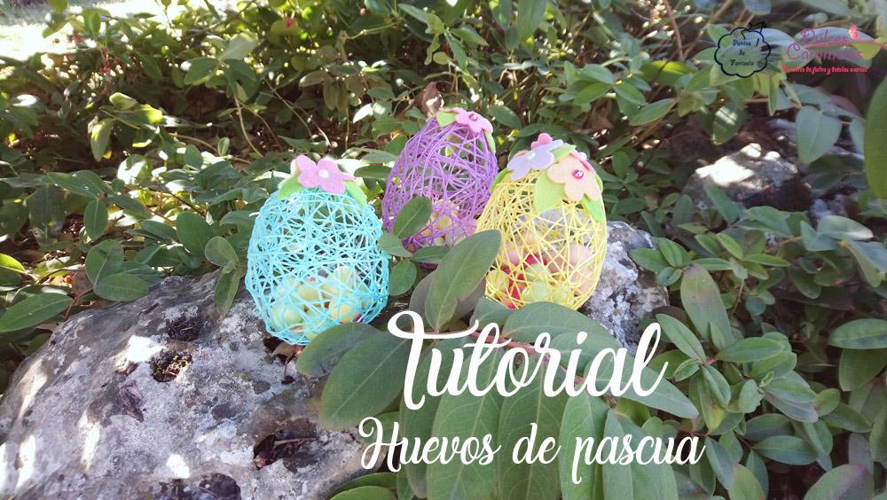 Tutorial huevos de pascua con lana