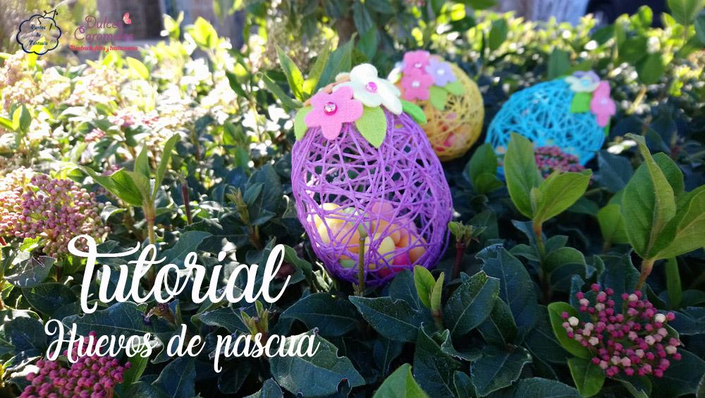 Tutorial huevos de pascua con lana