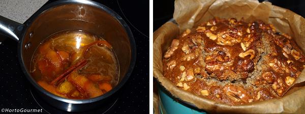 Pastel griego de nueces paso 3