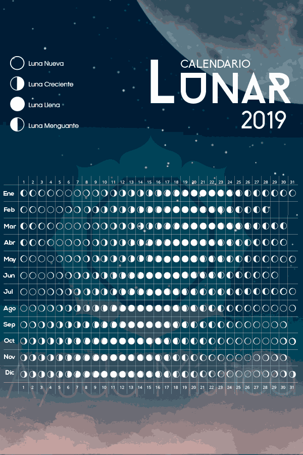 calendario solar y lunar