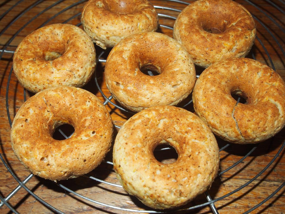 Donuts saludables de calabaza