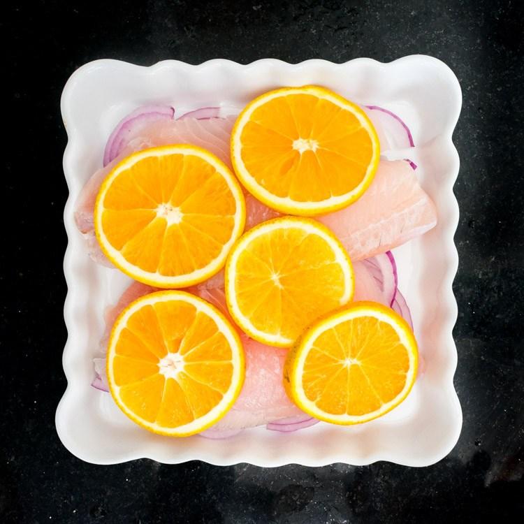 Receta de pescado a la naranja con jengibre y miel en revista Maria Orsini