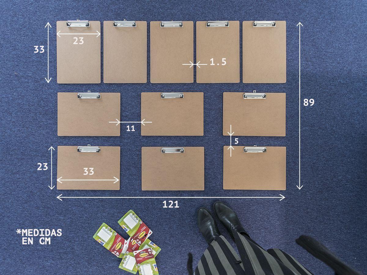 CLIPBOARD GALLERY WALL