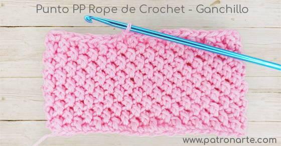 Punto PP Rope de Crochet - Ganchillo