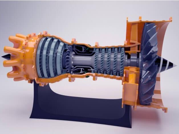 turbina-jet-impreso-en-3D