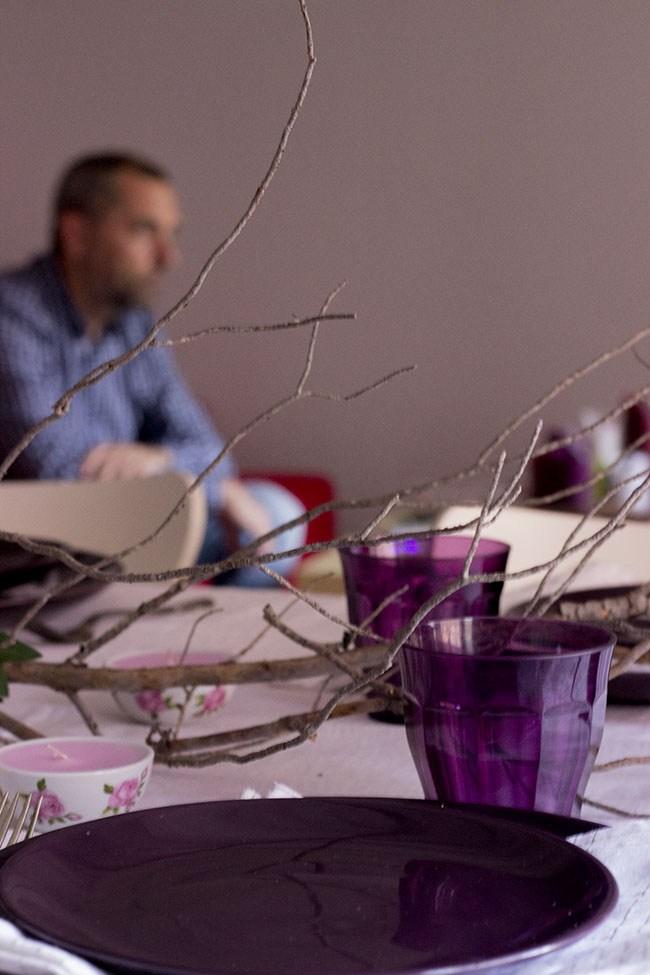 El estilismo de una mesa neo-rústica