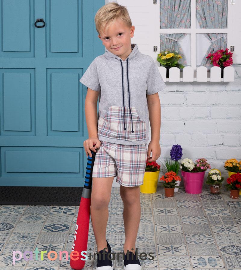 conjunto de sudadera de niño