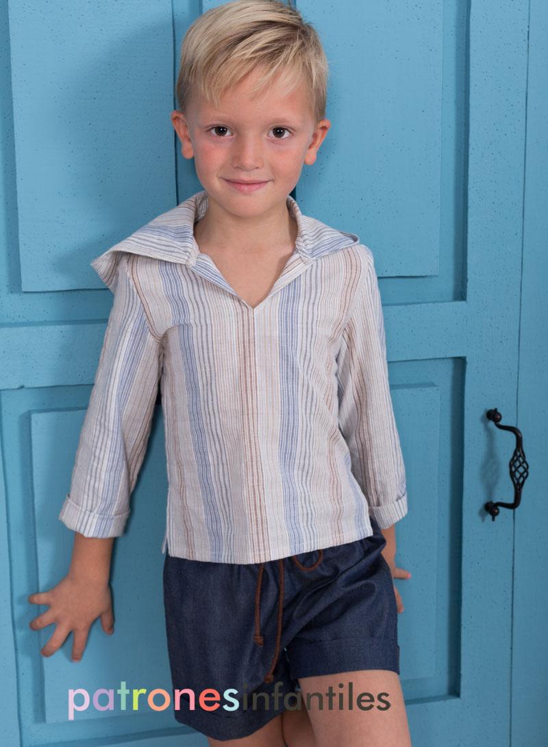 conjunto de blusa de niño