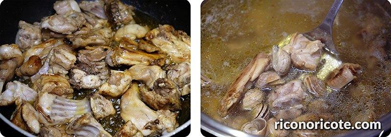 Arroz con conejo y caracoles