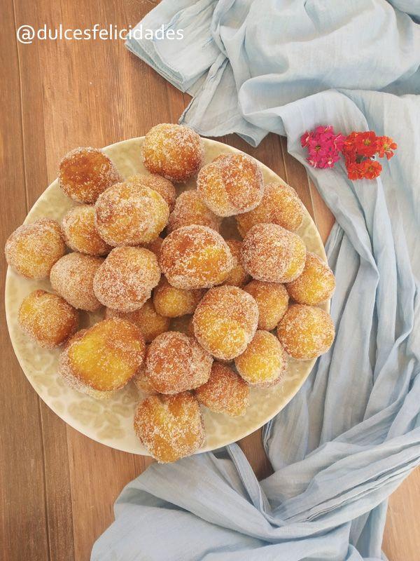 Buñuelos de viento dulce tradicional semana santa cuaresma todos los santos
