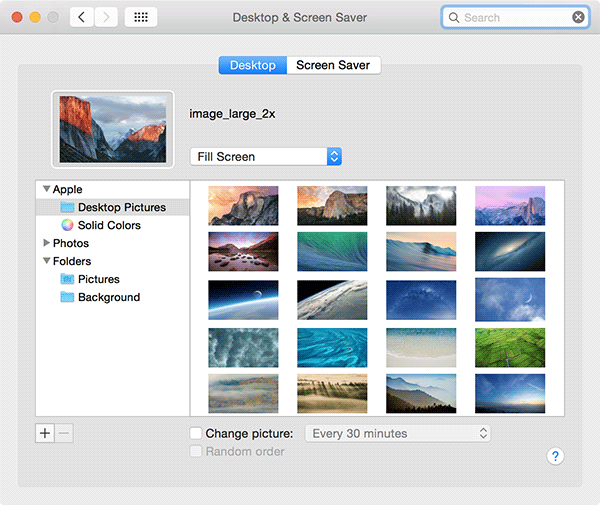 Cómo configurar un protector de pantalla como fondo de escritorio en tu Mac