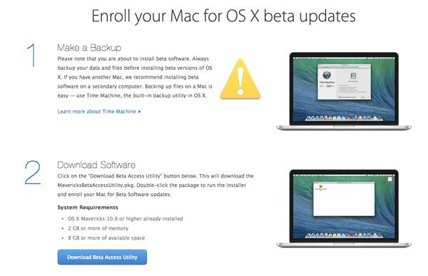 Cómo obtener OS X Betas legalmente sin una cuenta de desarrollador