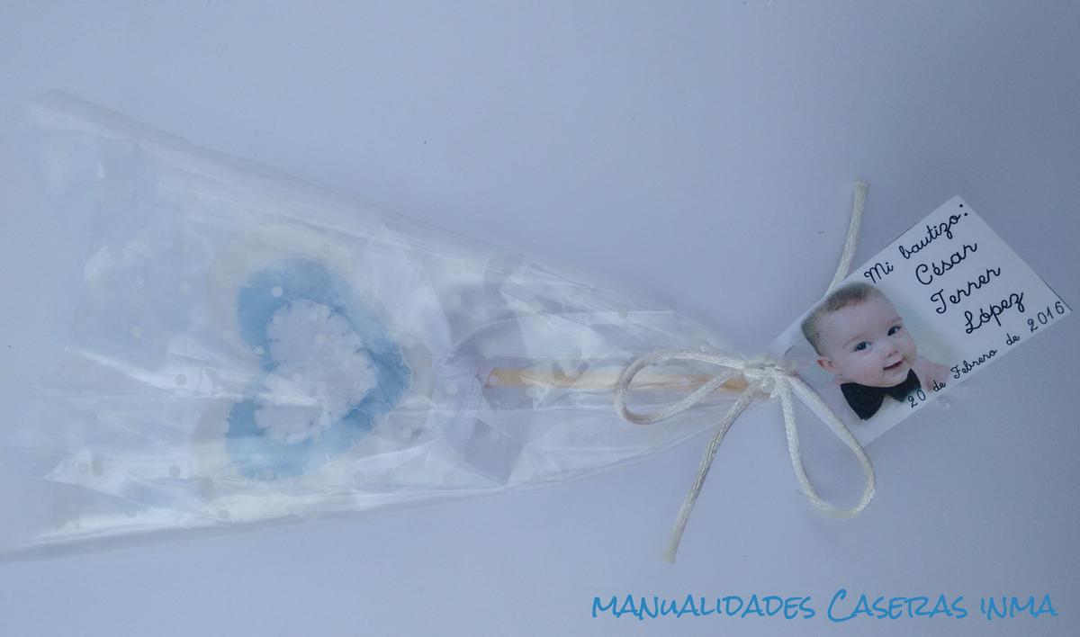 Manualidades Caseras Inma_ Embalaje de recuerdo de bautizo 