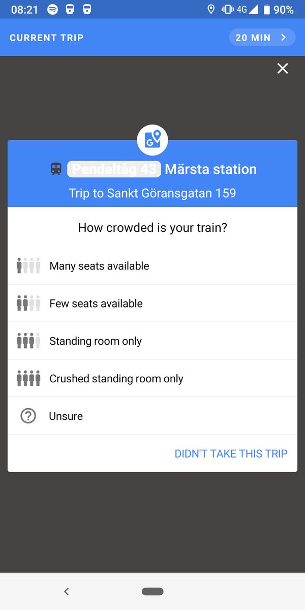 Google Maps para el metro
