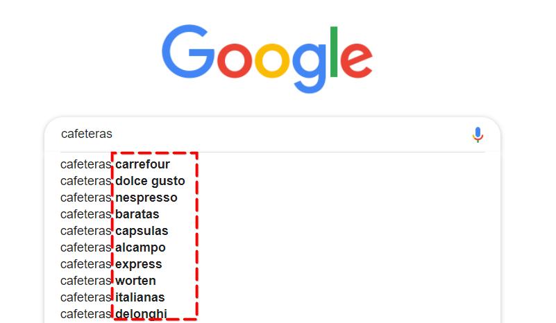 palabras clave google suggest