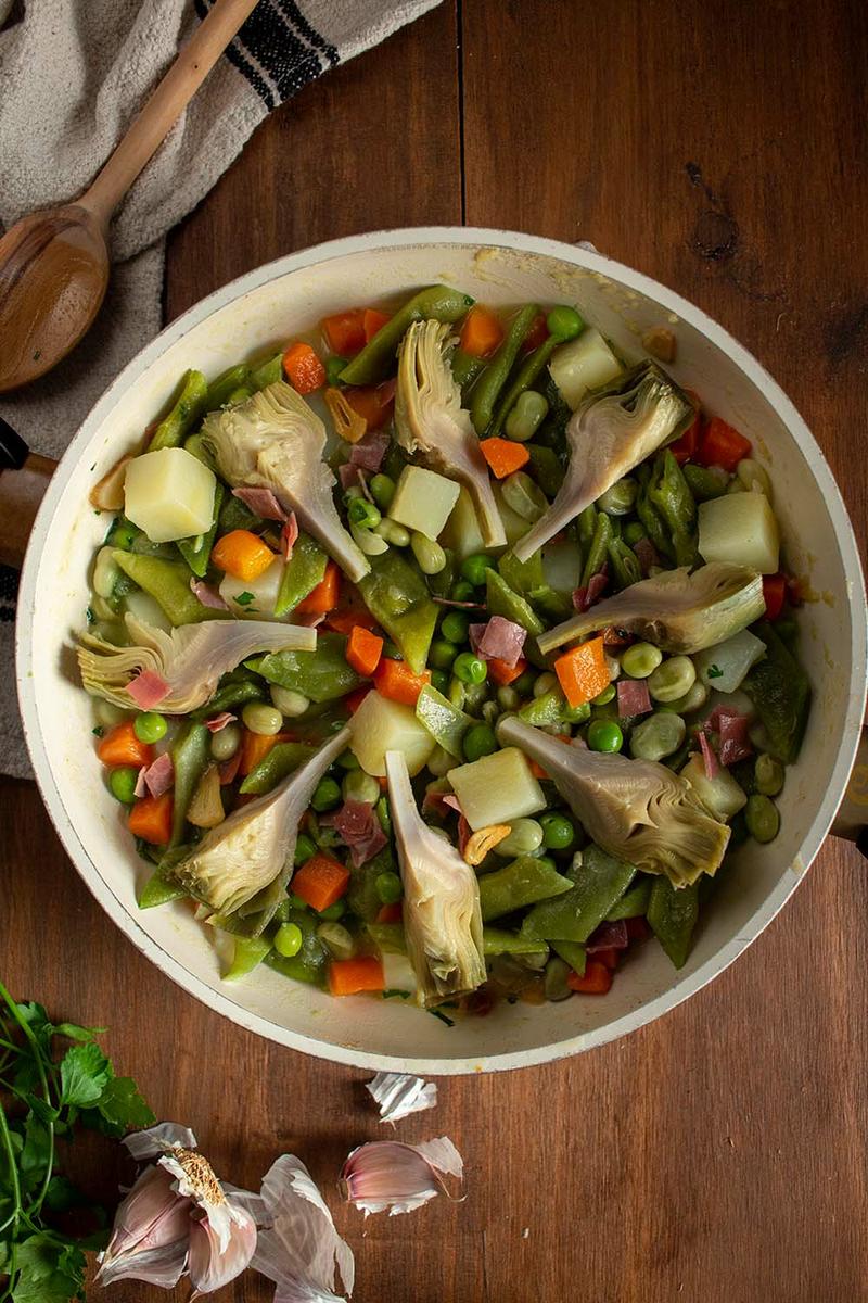 menestra de verduras riojana