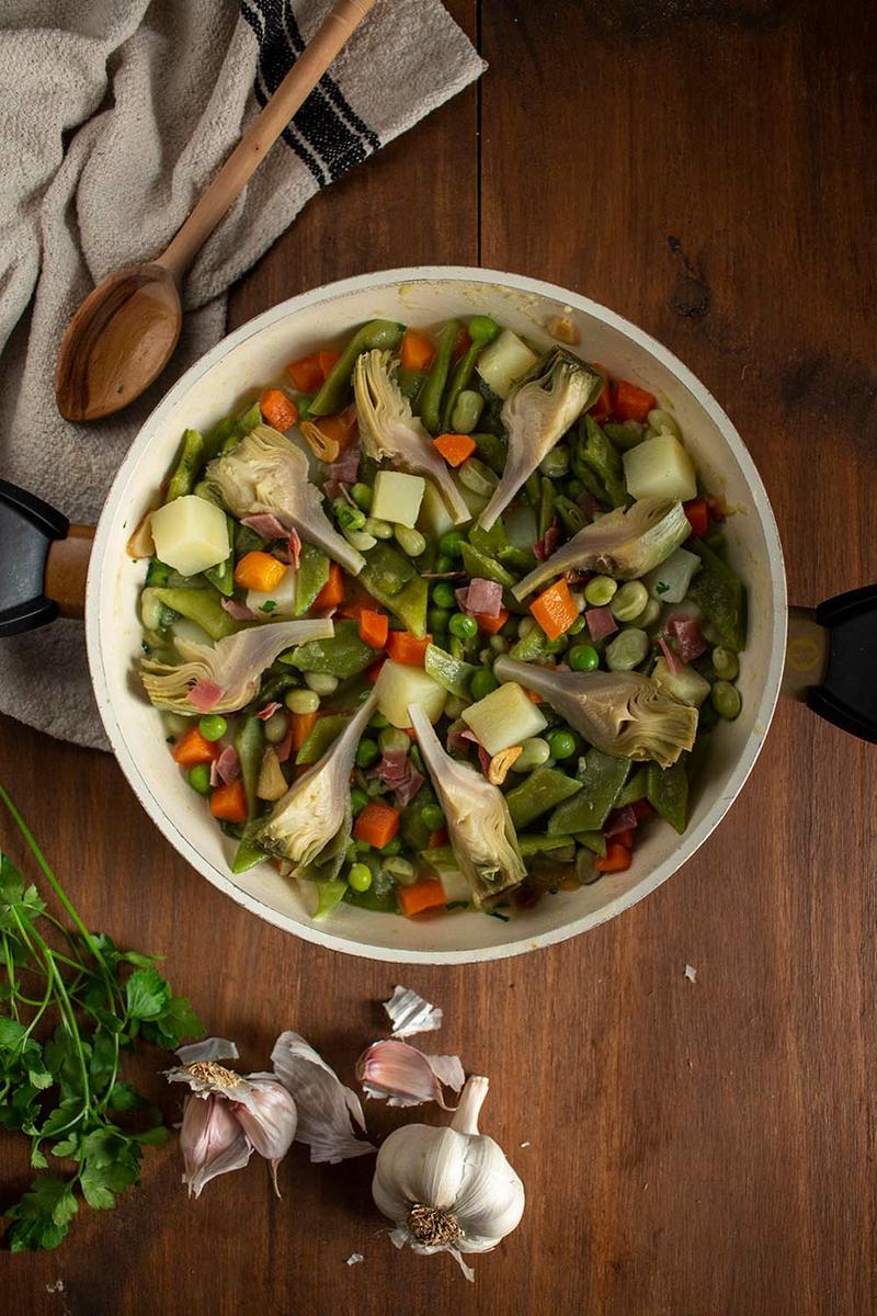 menestra de verduras riojana receta