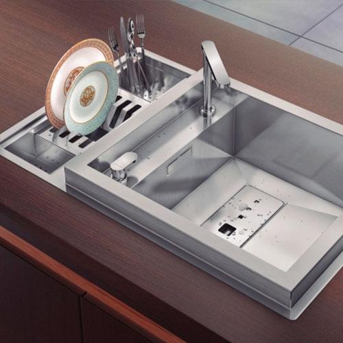 fregaderos acero inoxidable