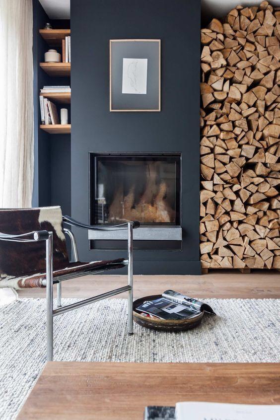 Instalar una puerta en la chimenea de leña | Decoración