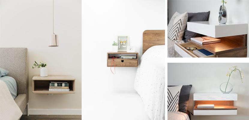 Mesitas de noche flotantes