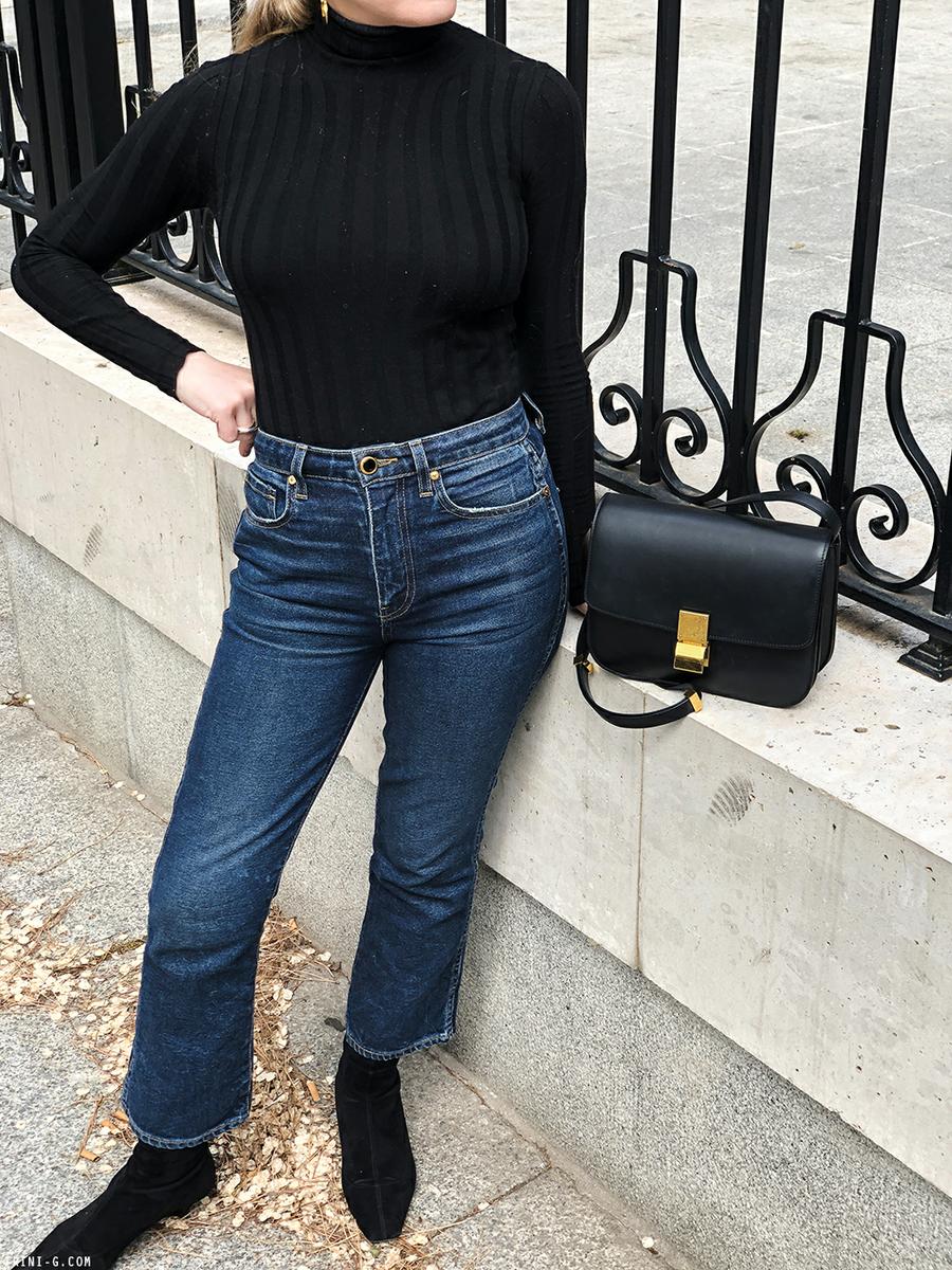 Trini | Khaite jeans Acne Studios turtleneck