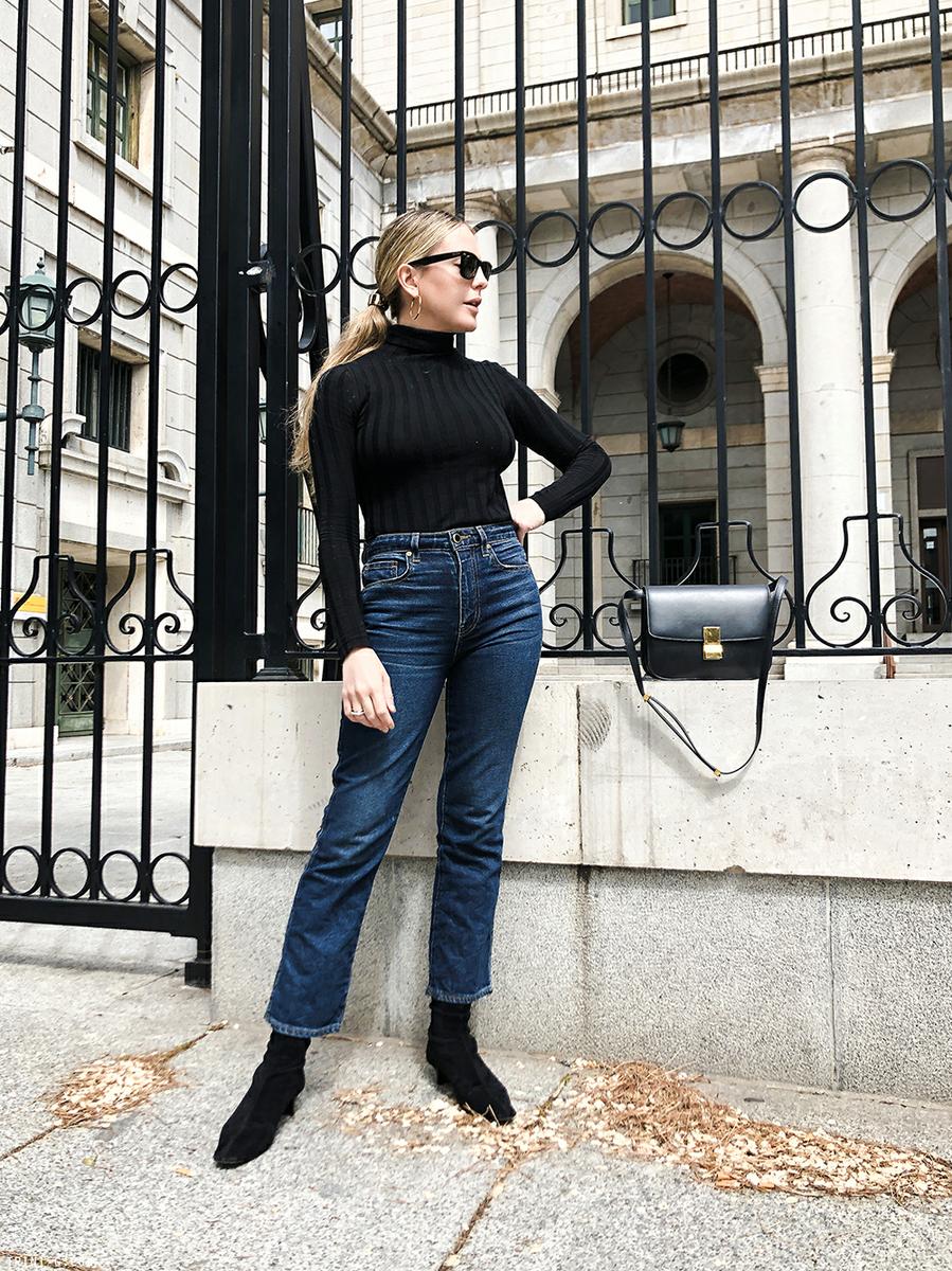 Trini | Khaite jeans Acne Studios turtleneck