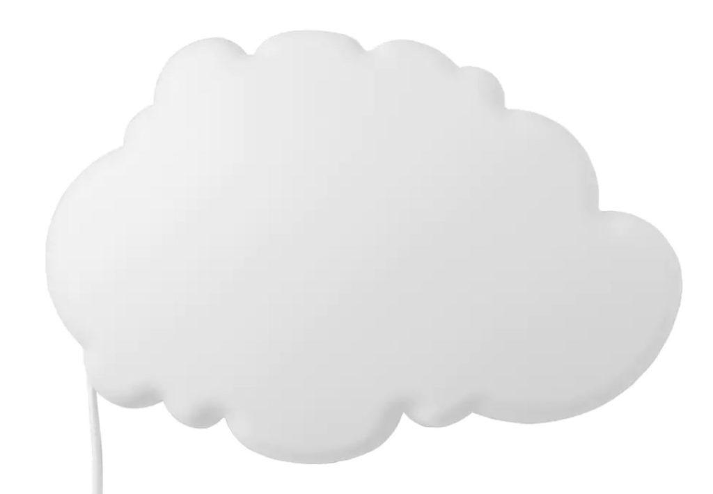 lámpara nube para dormitorio infantil romántico 