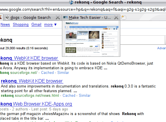 Rekonq: Un vistazo rápido a Kubuntu Siguiente navegador predeterminado