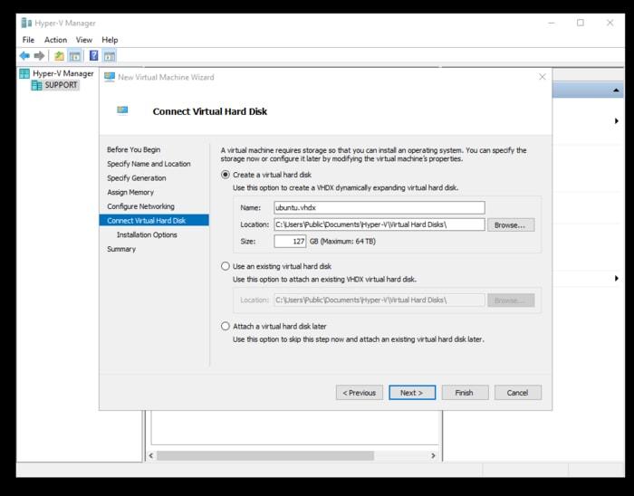 Cómo ejecutar Ubuntu en Windows 10 usando Hyper-V