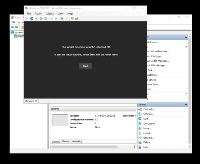 Cómo ejecutar Ubuntu en Windows 10 usando Hyper-V