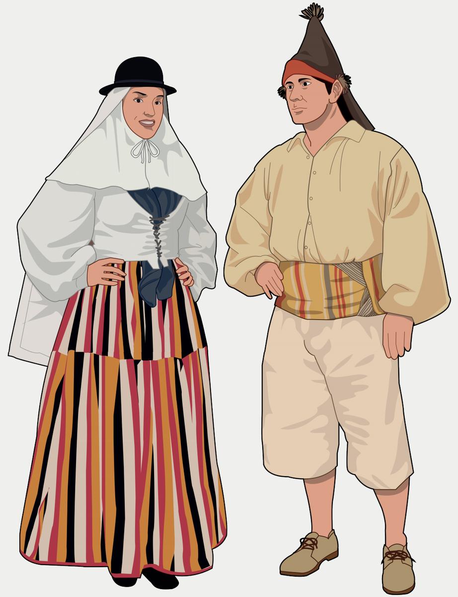 traje tipico gran canaria
