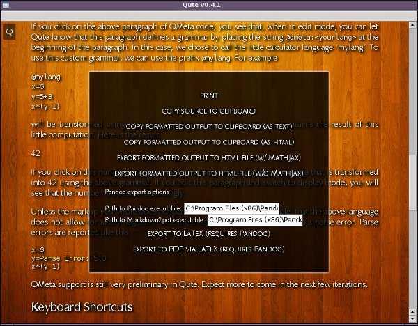 Qute: Un editor de texto elegante para Linux
