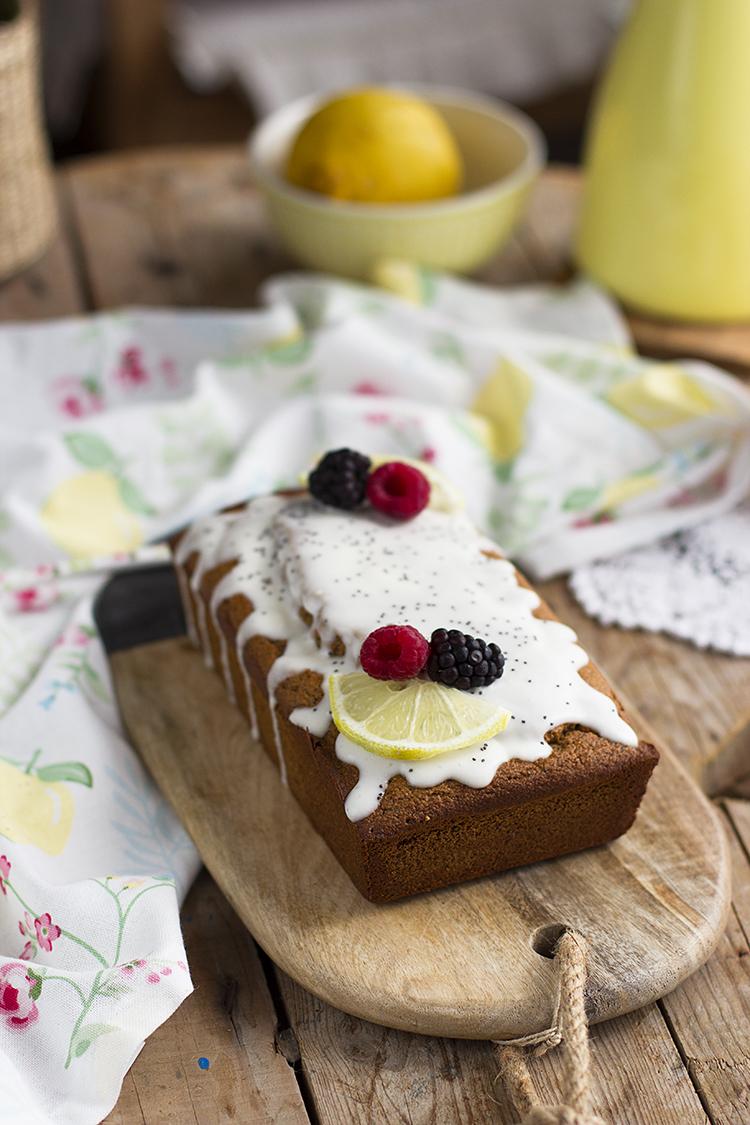 Plum Cake de Limón y Semillas de Amapola super saludable y rico