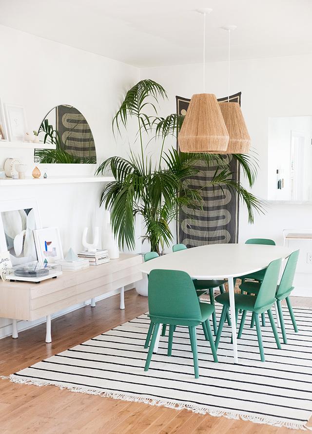 antes y después de un comedor