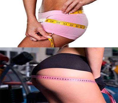 dos mujeres midiendose el diametro del gluteo