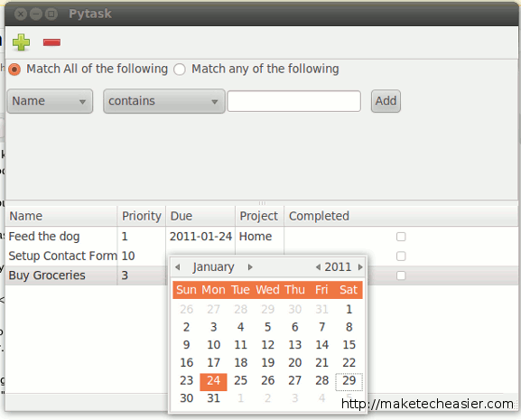 Pytask: Una sencilla herramienta de gestión de tareas para su escritorio[Linux].