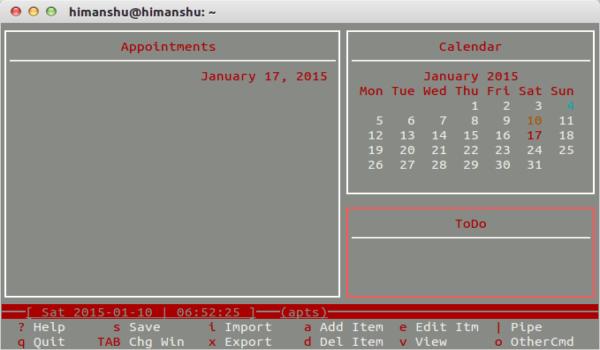 Cómo realizar un seguimiento de eventos, citas y tareas diarias desde la línea de comandos de Linux