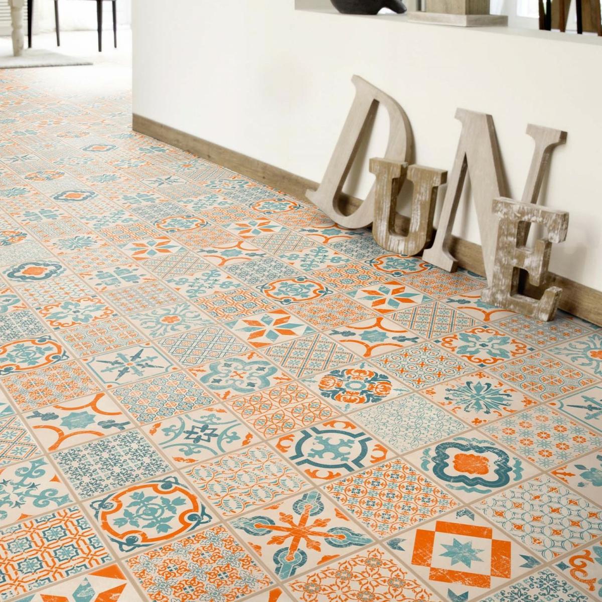 Losetas vinílicas click salón