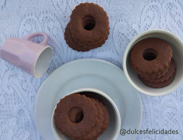 Galletas de mantequilla y cacao Galletas de chocolate caseras