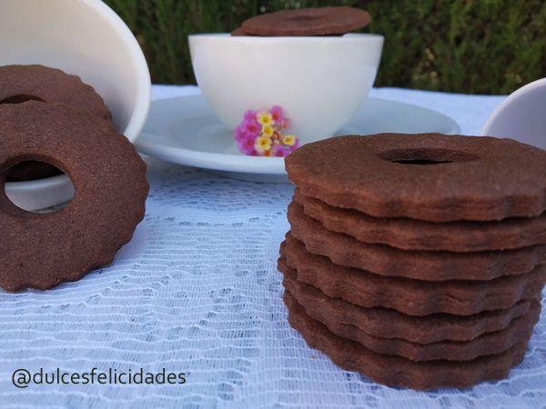 Galletas de mantequilla y cacao Galletas de chocolate caseras