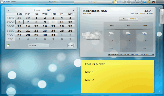 Previsualización del Netbook KDE Plasma