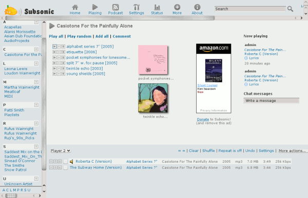 Subsónico: Transmita por secuencias su contenido multimedia desde cualquier lugar