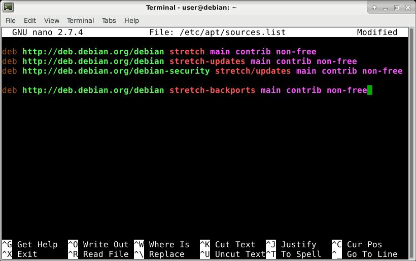 Cómo instalar software nuevo en Debian