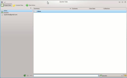 Cómo hacer las cosas en Linux con Zanshin
