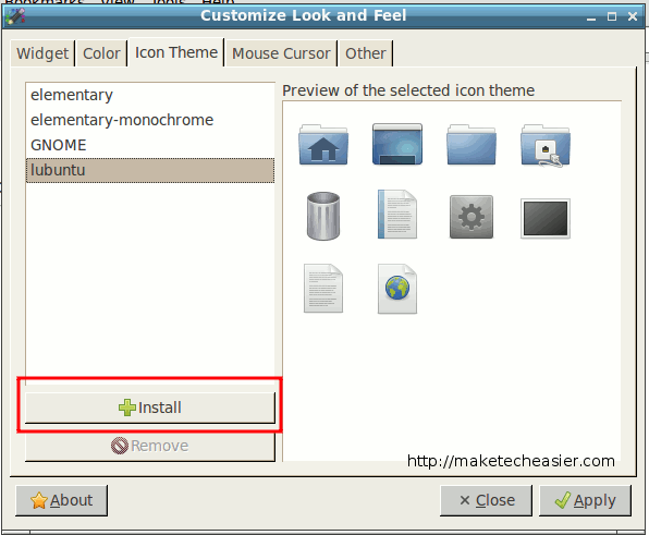 Cómo hacer el tema de Lubuntu
