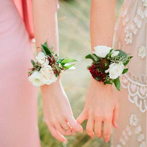 brazalete damas de honor boda